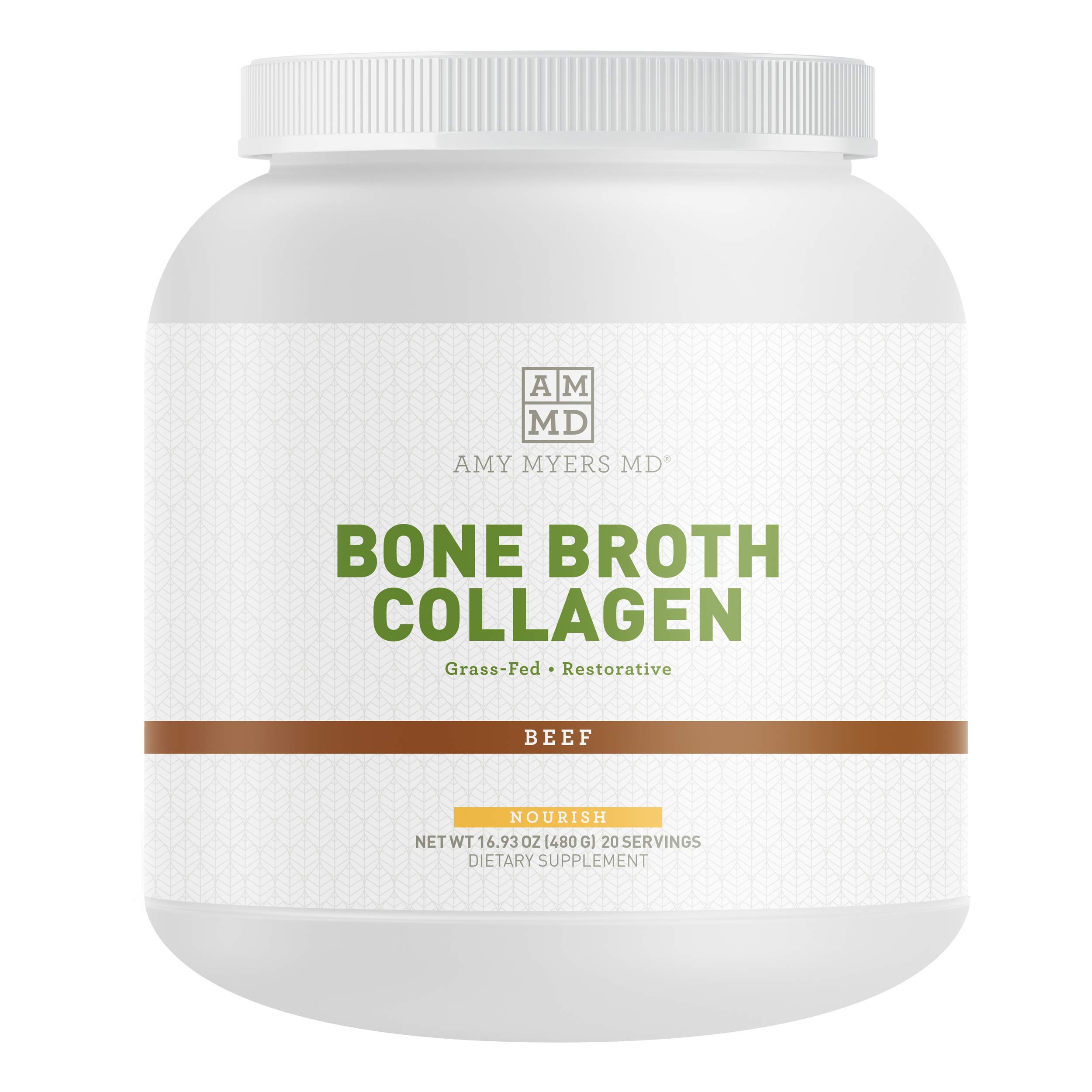 Dr Amy Myers Beef Bone Broth Collagen Powder Type II Collagen Protein