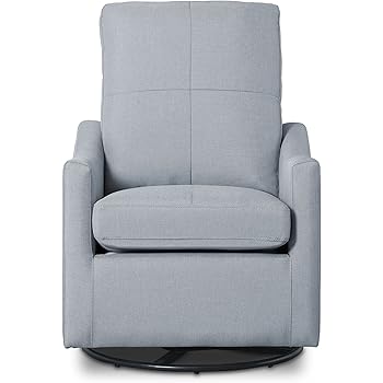 light blue glider chair