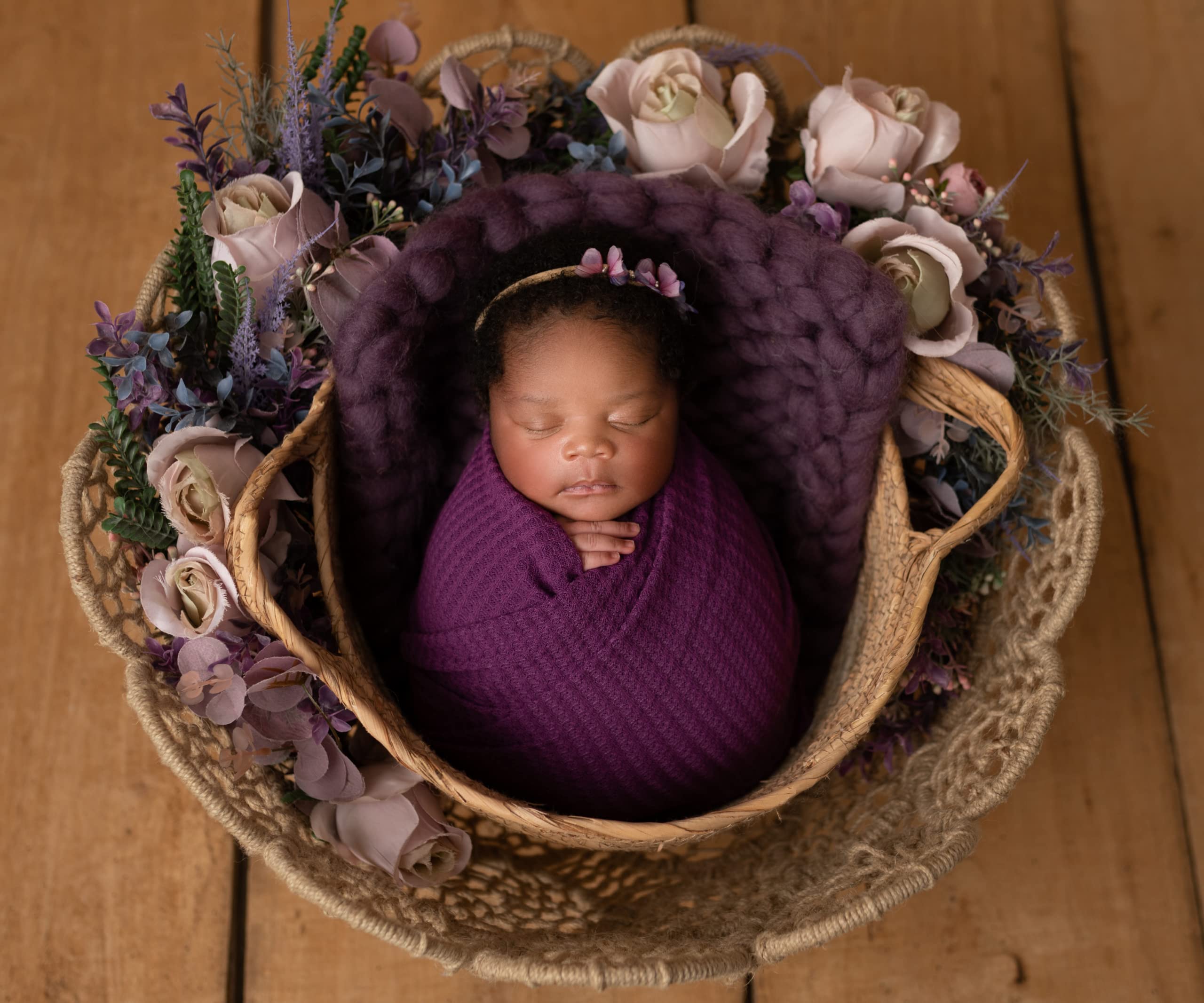 Baby Wrap 3 Stück Neugeborene Fotografie Wraps Baby Swaddle Decke für Neugeborene Fotografie Requisiten Waffel Knit Wraps Säugling Fotoshooting Requisiten für Junge oder Mädchen