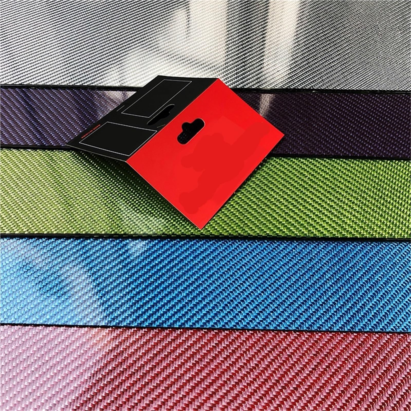 200x400mm 3K Colorful Carbon Fiber Sheet Thickness 1.0mm 1.5mm 2.0mm 2.5mm 3mm Multicolor Carbon Fiber Composite Board Panel 3k Carbon Fiber(1.0mm Blue)