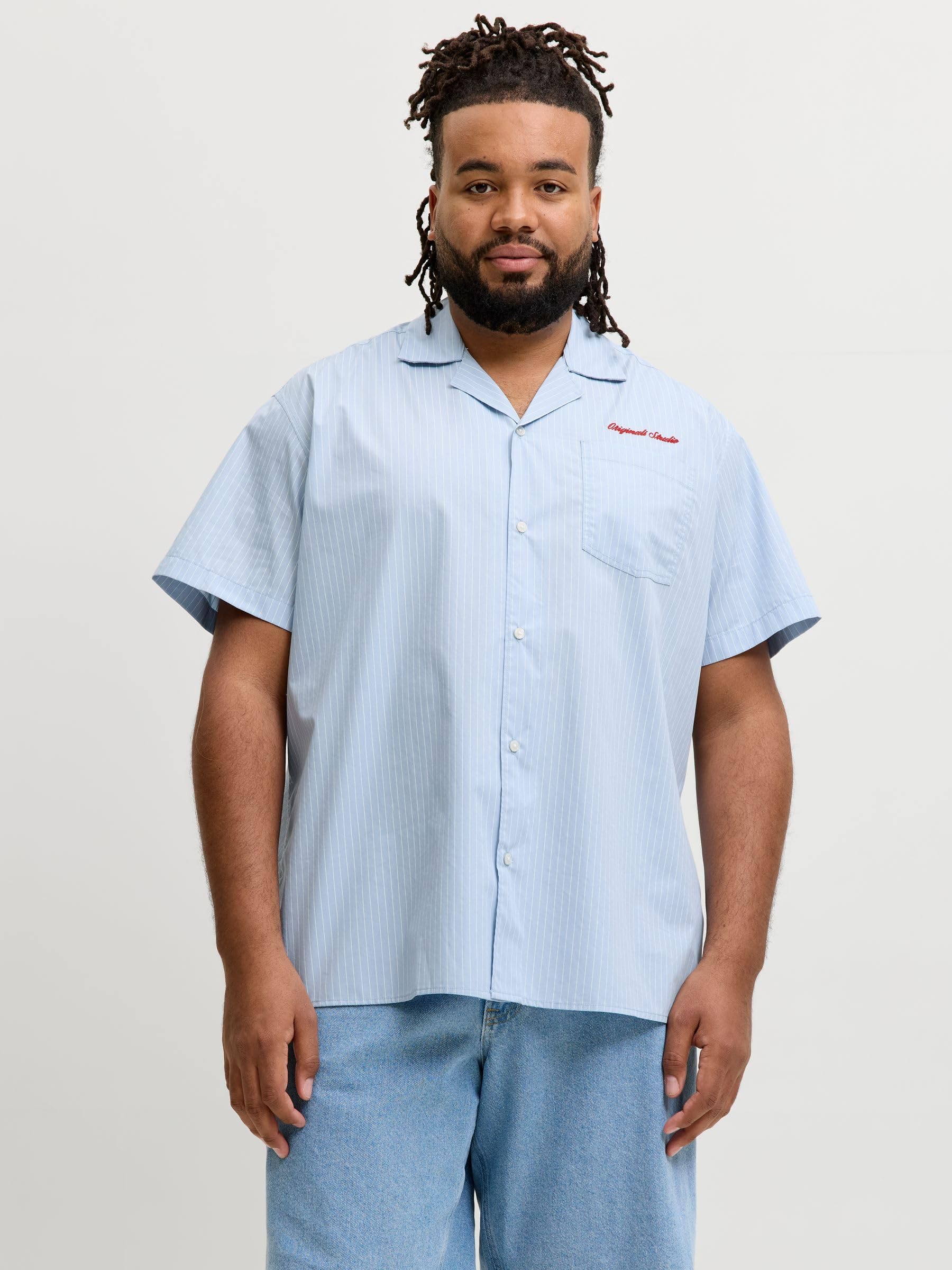 JACK & JONES Male Hawaii-Hemd Hawaii-Hemd Plus Size
