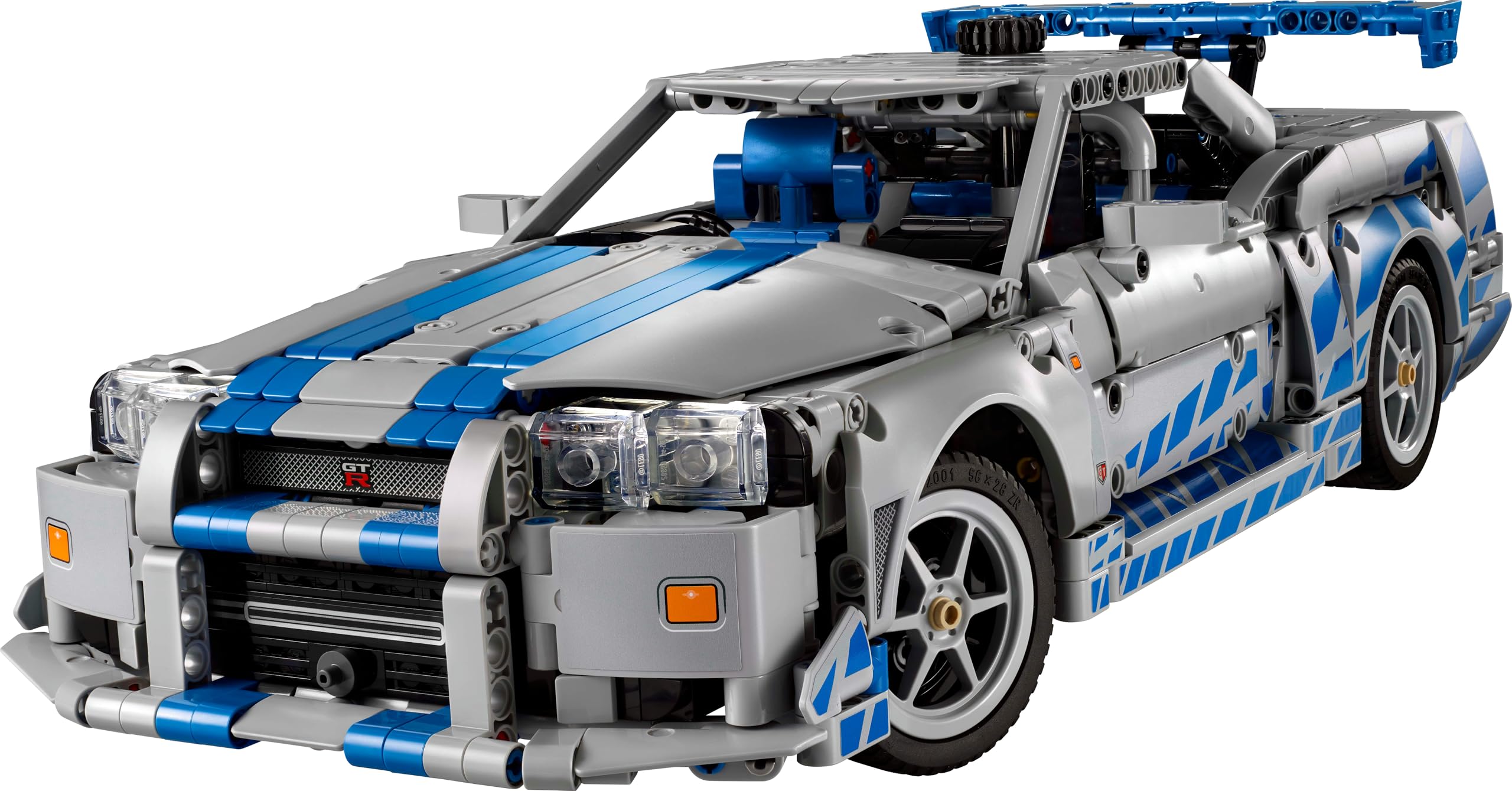 LEGO Technic Auto Nissan Skyline GT-R (R34) 2 Fast 2 Furious - Modellino da Costruire per Adulti con Funzione di Derapata, Sterzo, Sospensioni e un Motore a 6 Cilindri - Regalo da Collezione - 42210