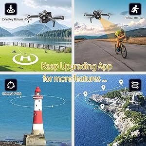 Bingchat Upgraded Professional Drones with Camera for Adults 4K HD, Anti-shake 3 Axis Gimbal, 360 Obstacle Avoidance, Payload Release, Tablet Touch Screen Controller, Up to 5 Miles Range, 84 Minutes Two Batteries, Time-lapse, Follow Me, Rainproof, GPS Safe Height Auto Return