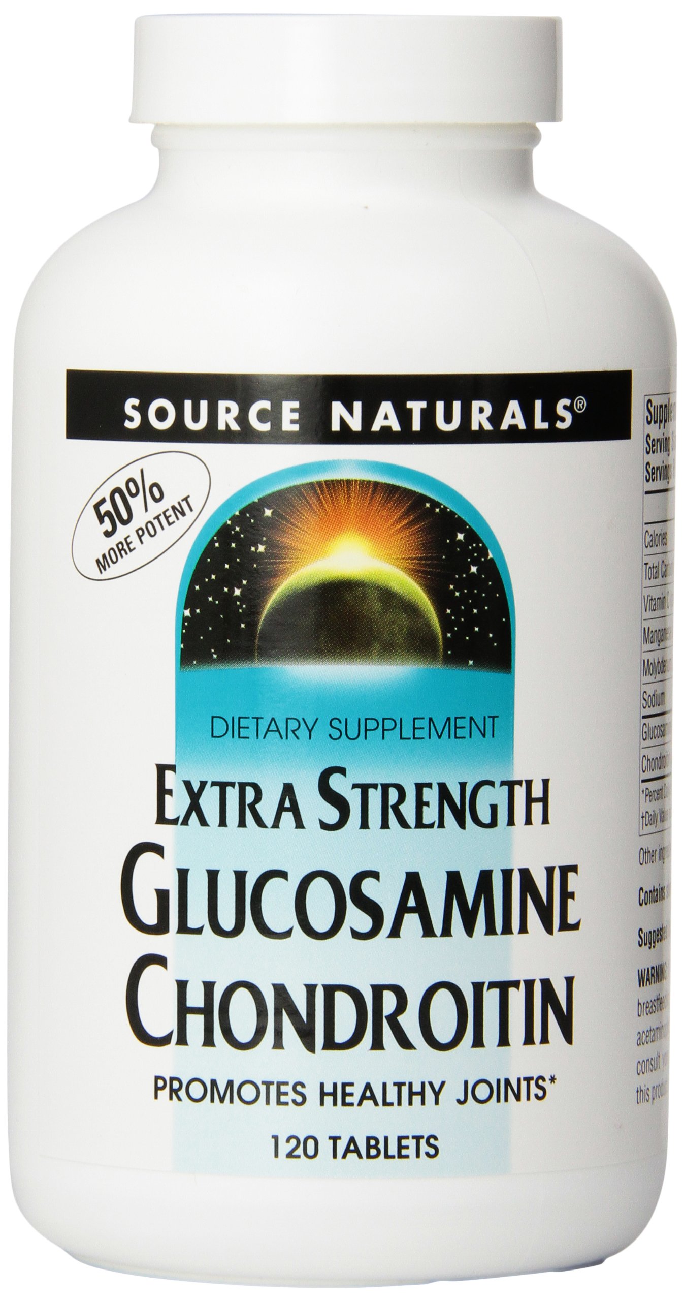 Source NaturalsGlucosamine Chondroitin Extra Strength 120 Tablets