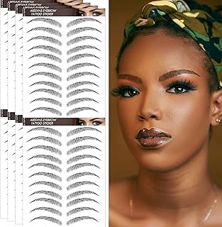 66 pares de cejas de tatuaje. Cejas auténtica...