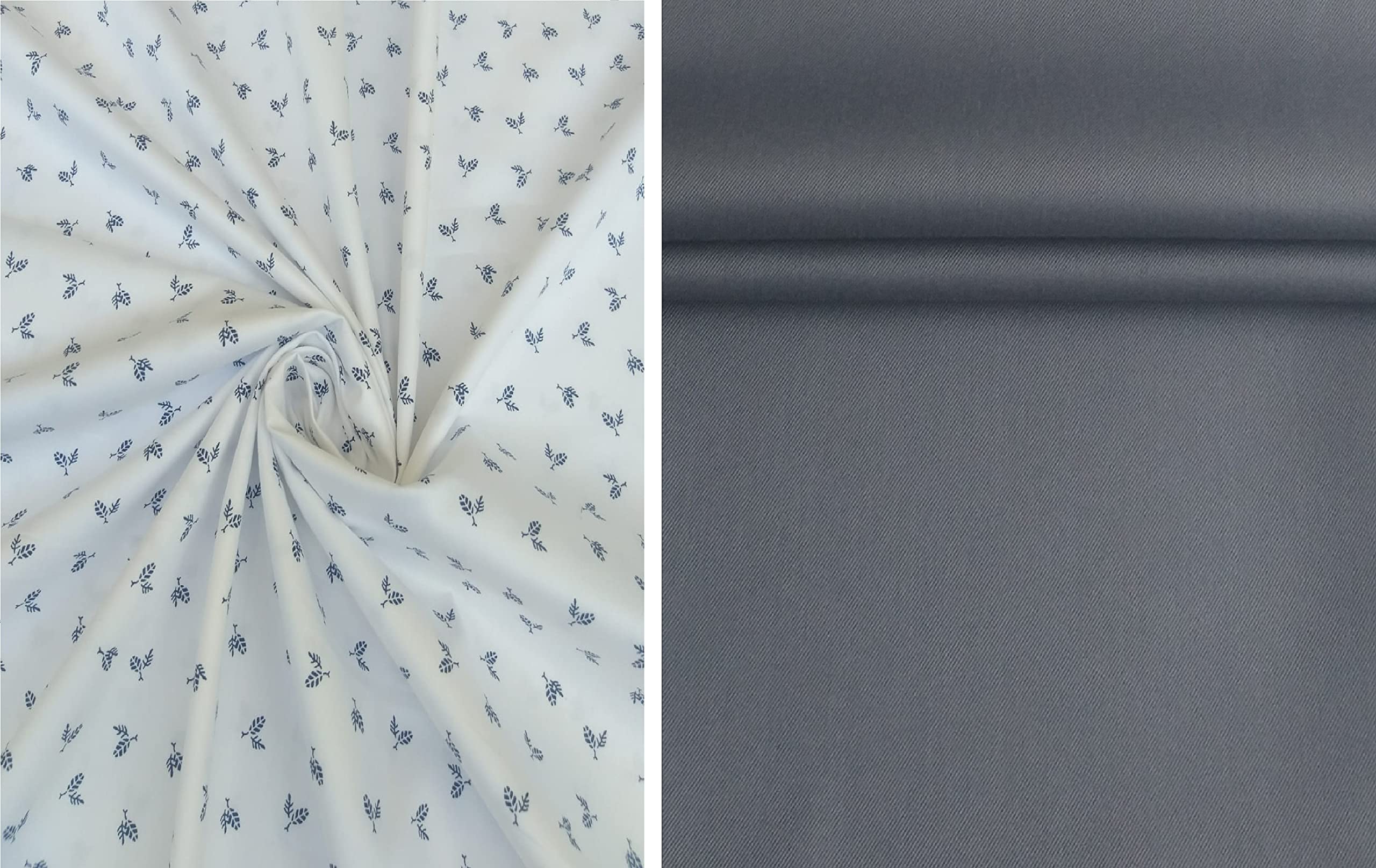 Pri & Su CottLinns Combo of Giza Cotton Printed Shirt 110001 & Trouser Fabric 90005-picture-7