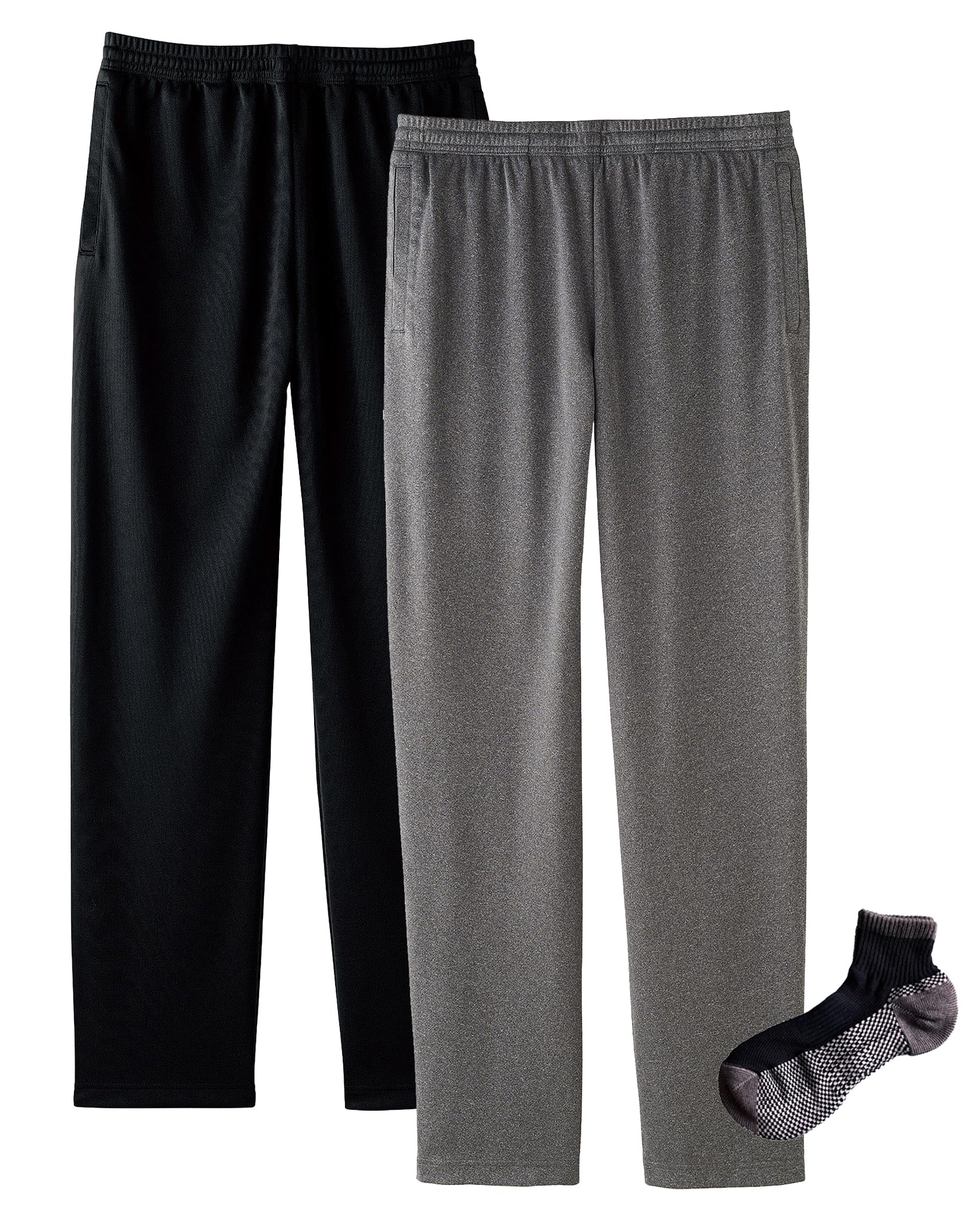 Glimmer Unisex Adult 4.4 oz Dry Pants [UV Protection] 00321-ACR Pants 3 l black/mixed grey