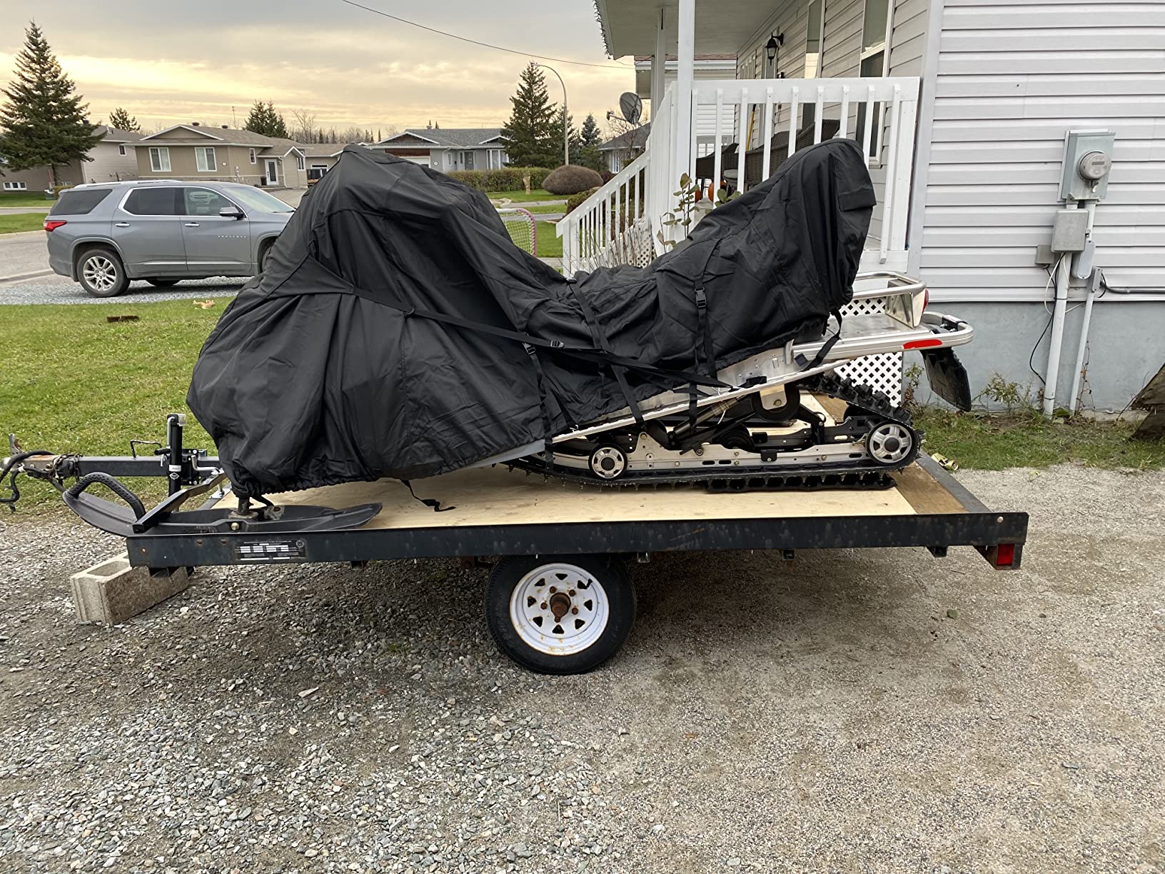 バイクカバー ヘビーデューティースノーモービルカバースキードゥーボンバルディアスカンディックWT 1999 2000 Bombardier