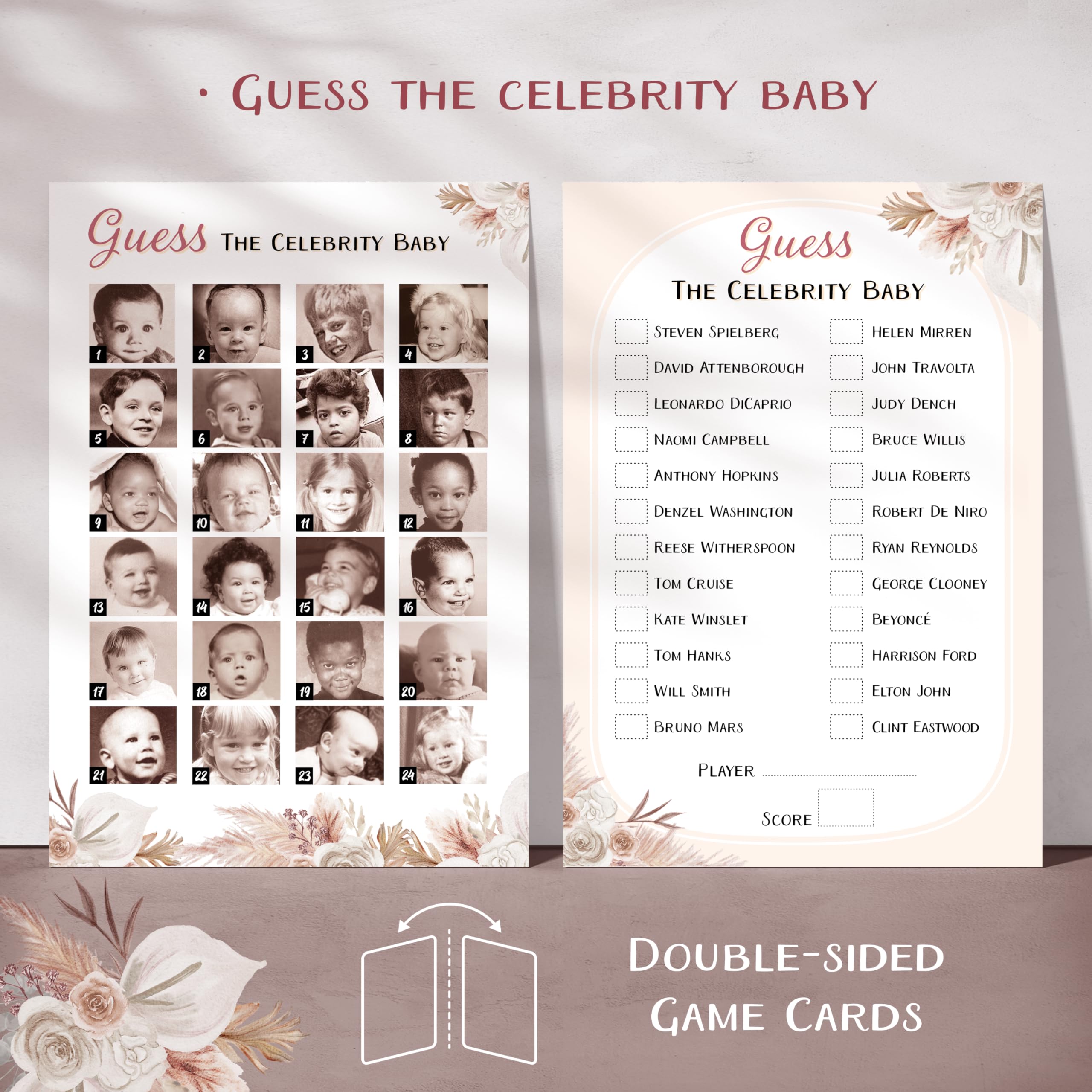 Printable Celebrity Baby Photos Quiz With Answers