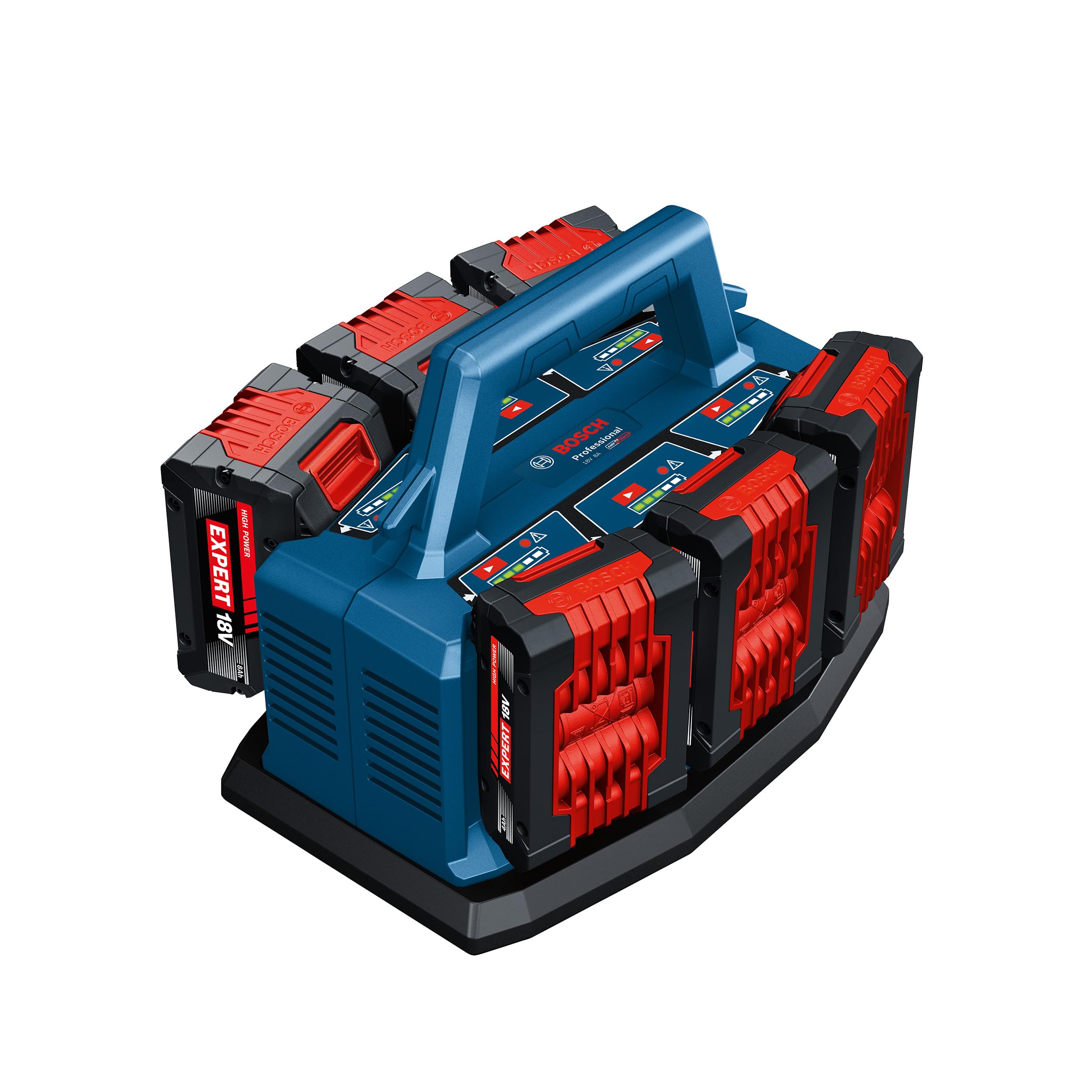 Bosch Professional 18V System Multi-Ladegerät GAL 18V6-80 (inkl. Akkuladestrom: 8A, ohne Akku)