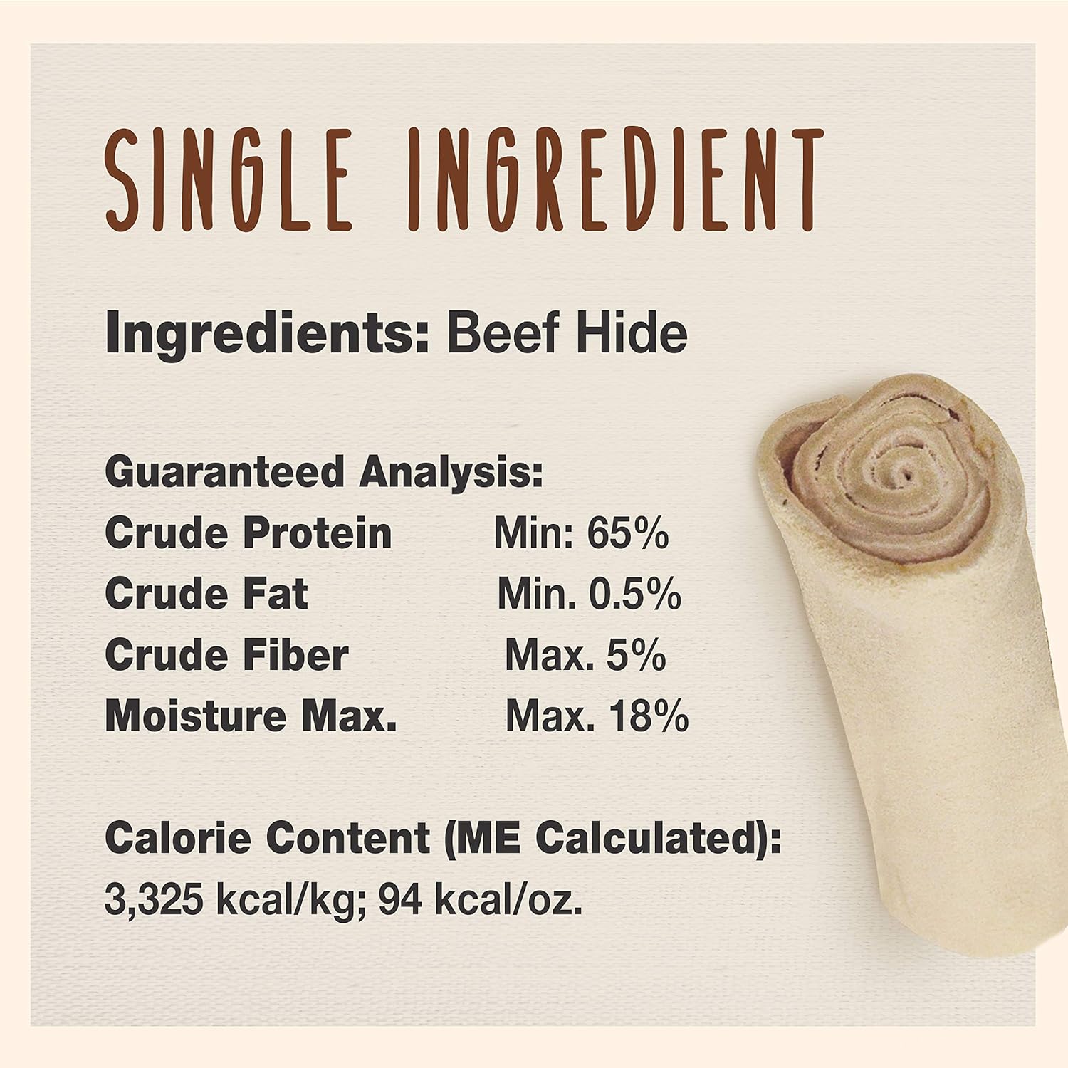 Cadet Premium Grade Beef Hide Dog Chew Curls Curls 5 Pounds