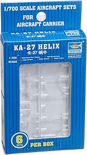 Trumpeter 1/700 Ka27 Helix Helicopter Set for Russian Carriers (6-Box)