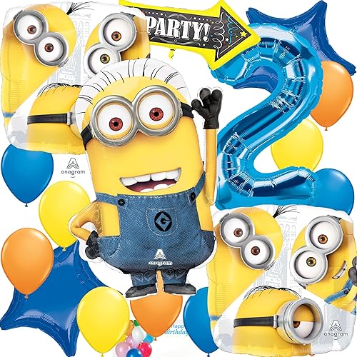 Miniatura 1 de Amscan4189429954 - Suministros para fiesta de cumpleaños de Minions Amscan4189429954