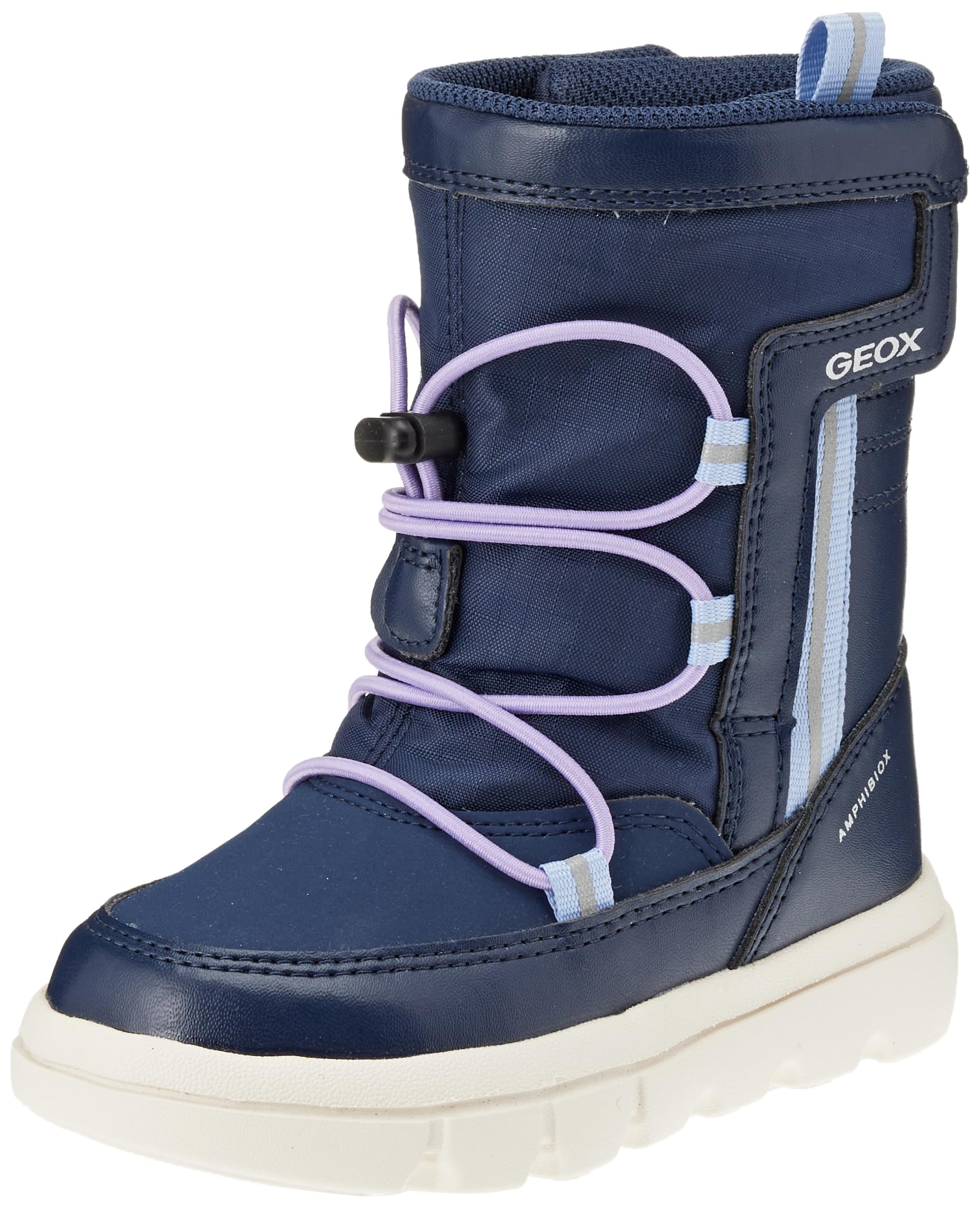 Geox Girls' J Willaboom Girl B A Ankle Boot, Navy Sky, 2.5 UK