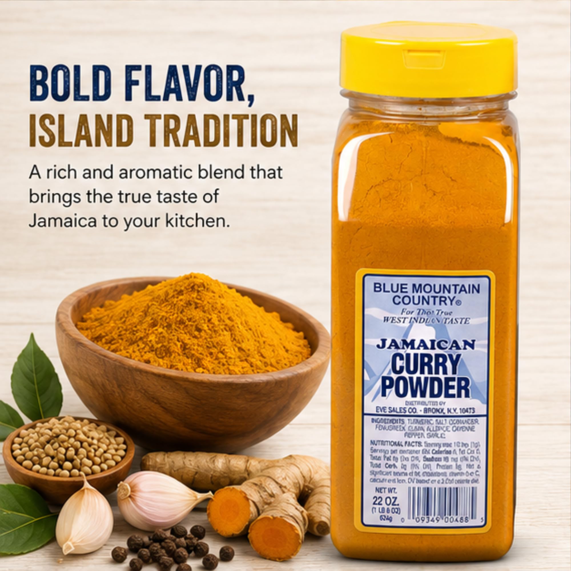 Amazon.com : Blue Mountain Country Jamaican Curry Powder, 22 Ounce