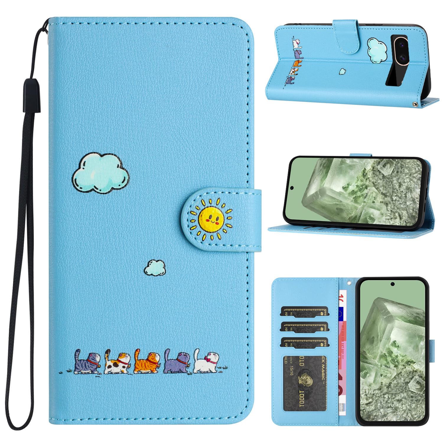 Amazon.co.jp: CASAFUNY Google Pixel 8a ケース 手帳型 人気