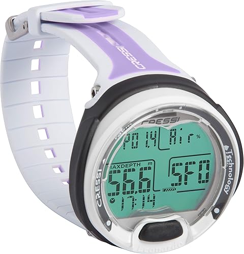 Miniatura 1 de Cressi Leonardo - Computadora submarina de buceo con un solo botón, creada en Italia, calidad desde 1946