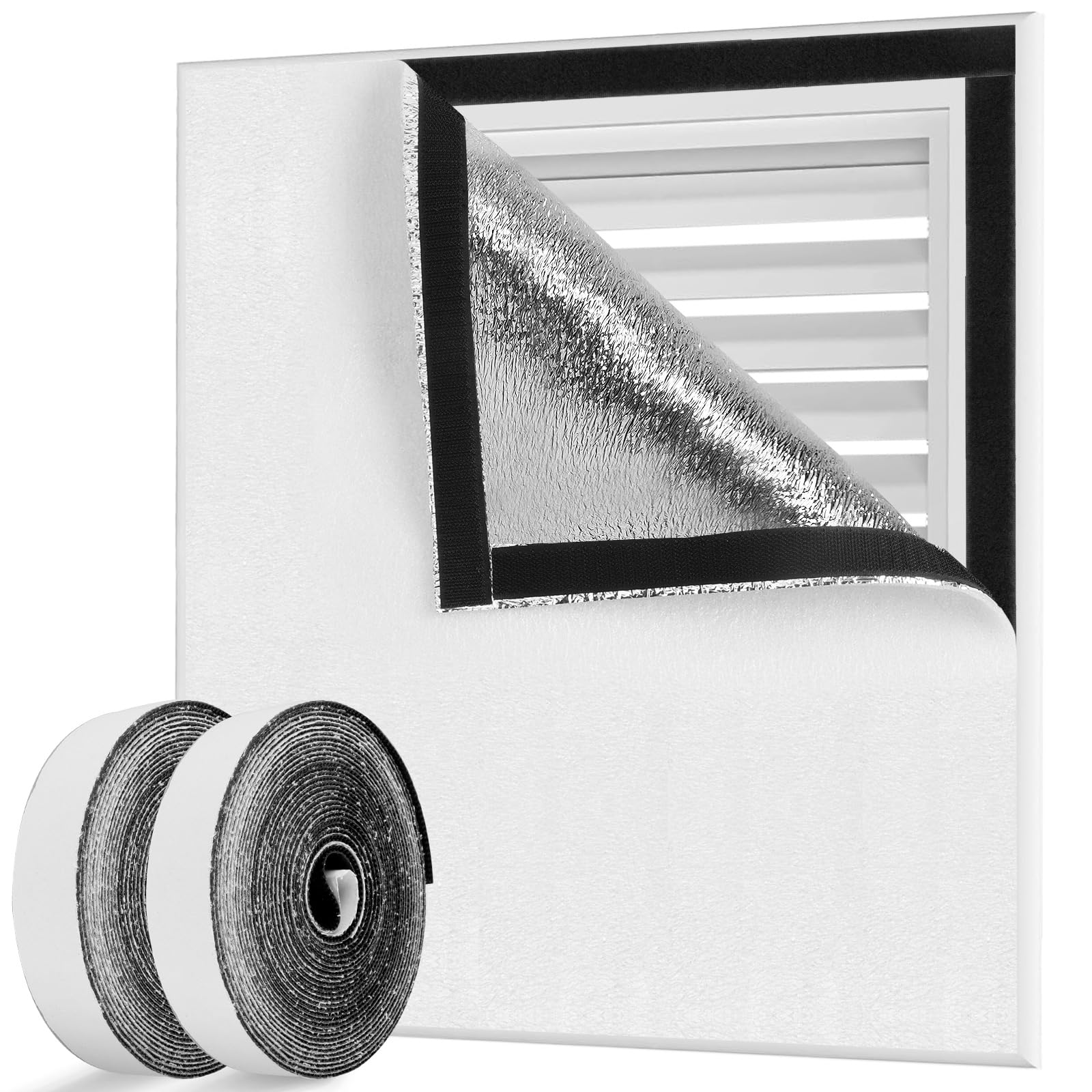 UNIFAMILY Attic Fan Cover with Sticky Self-Adhesive Tape