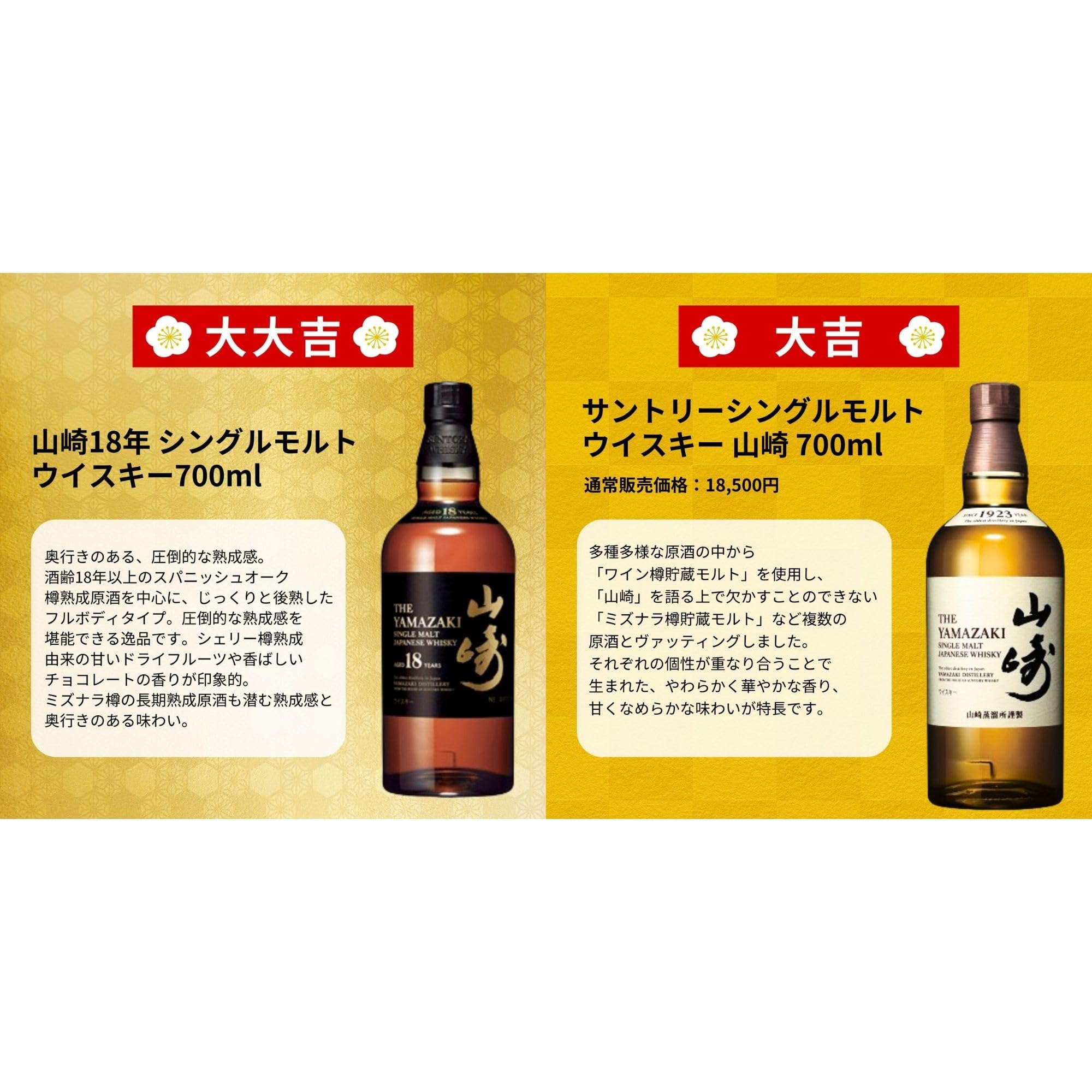 Amazon.co.jp: ウイスキーくじ【新春みくじ2026】466口限定 ウイスキー