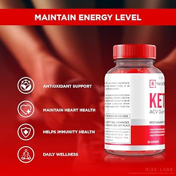 rize labs (Pack of 3 Keto Chews ACV Gummies for Advanced Weight Loss 525 mg, Premium Keto+ACV Supplement, All Natural Apple Cider Vinegar, Official Keto Plus ACV Reviews (180 Gummies)