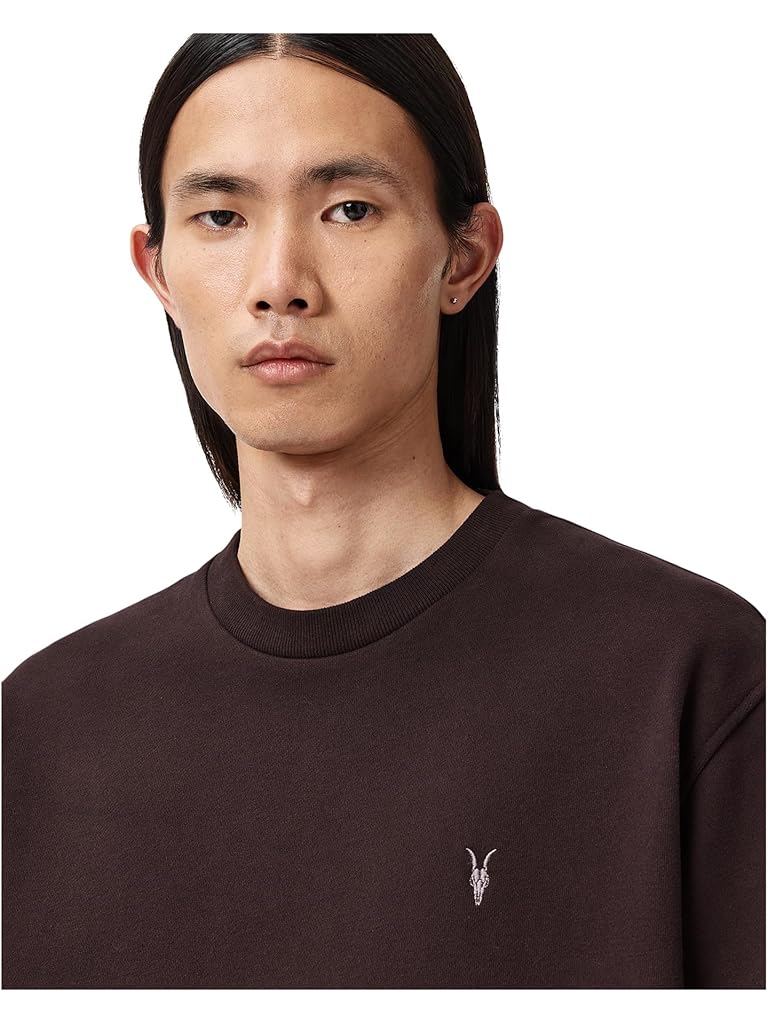 Burgundy AllSaints Asher Crew