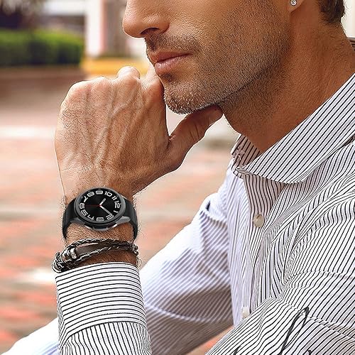 Miniatura 6 de Correa resistente sin huecos compatible con Samsung Galaxy Watch 4 5 6 Band 1.732 in 1.575 inGalaxy Watch 6 Classic Band 1.850 in 1.693 inWatch 5