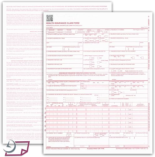 Miniatura 4 de Formularios de reclamo CMS 1500. HCFA (Versión 02/12). 250 por resma