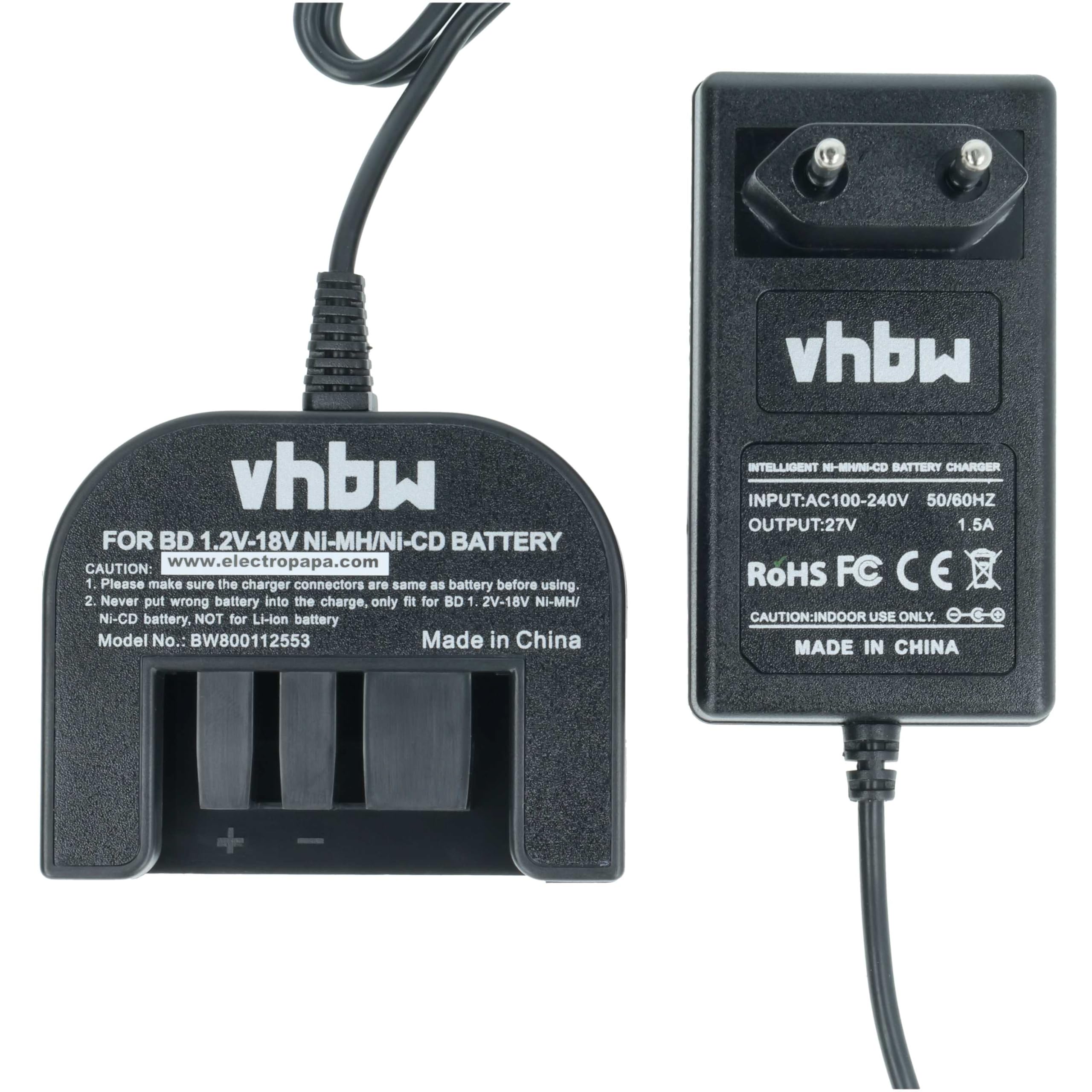 vhbw Cargador Compatible con Black & Decker Firestorm FS120B