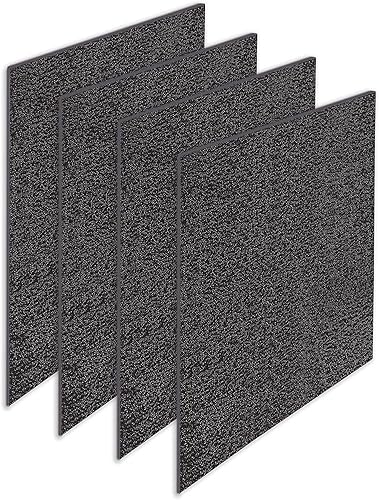 Miniatura 2 de GermGuardian Repuesto de filtro de carbono genuino para filtro HEPA FLT5900 para purificador de aire AC5900WCA, paquete de 4, FLT21CB4