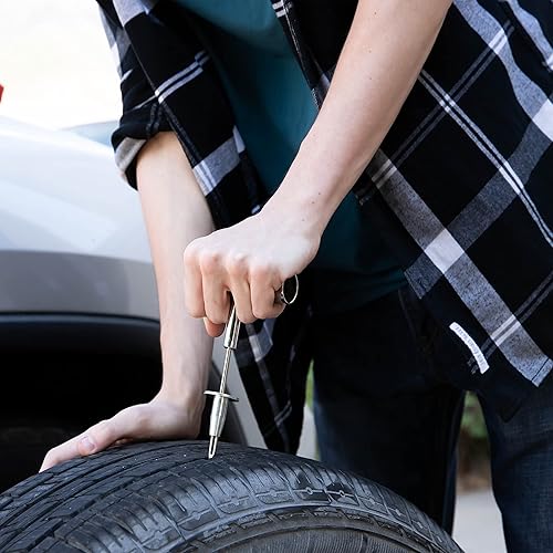 Miniatura 5 de Gekko and Co. Kit de reparación de neumáticos de alta resistencia para automóvil, camión, SUV, ATV, RV, motocicleta, remolque, tractor, kit de