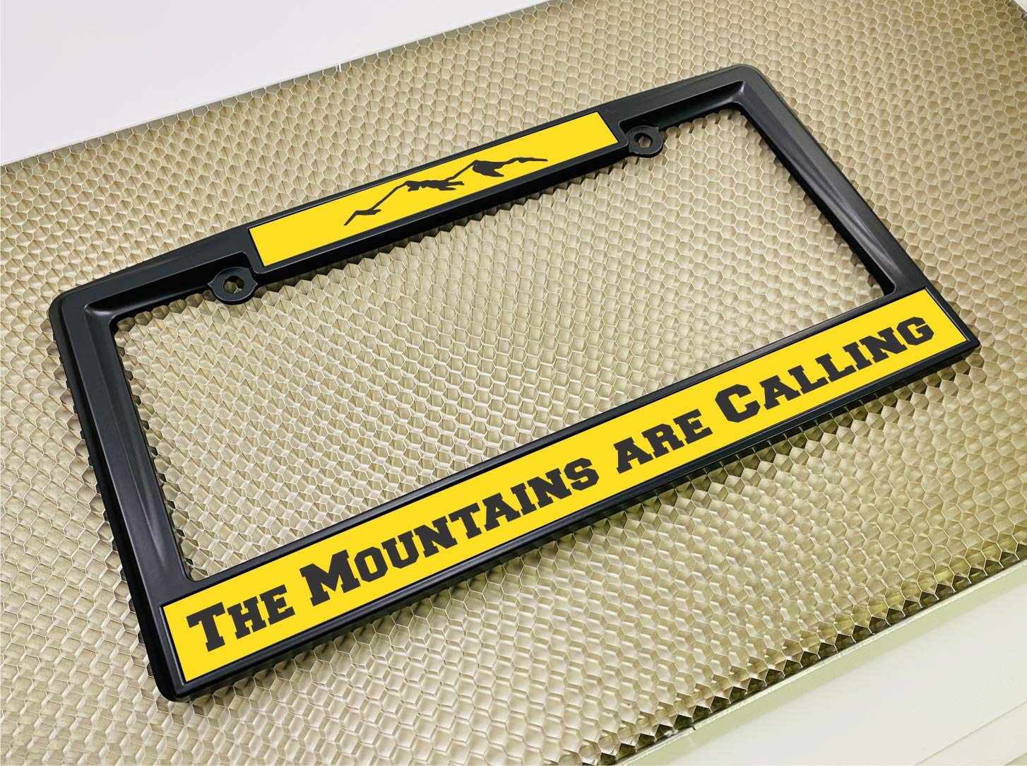 Custom Personalized Heavy Duty Metal Laser Engraved Car License Plate Frame wit - Picture 40 of 113