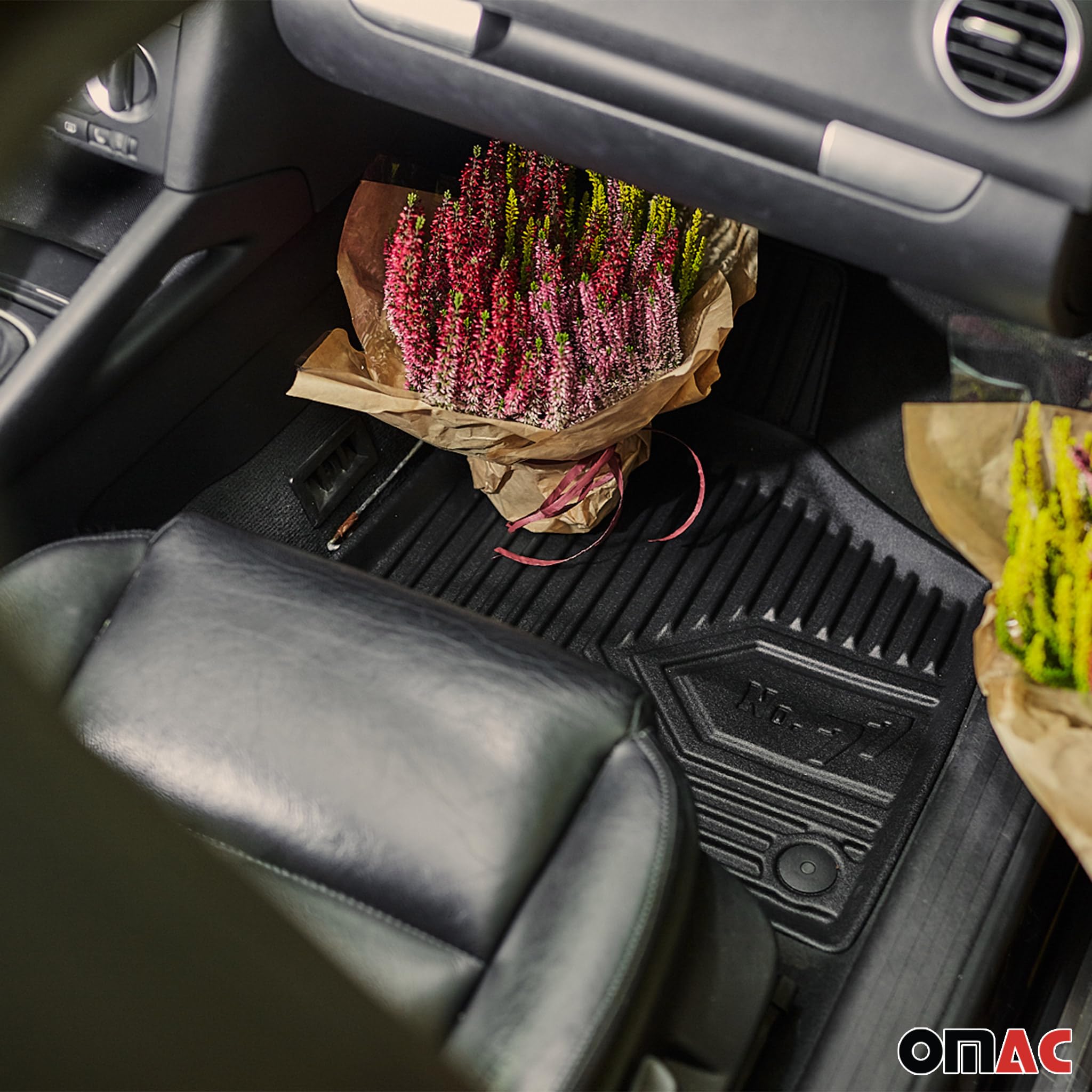 Tappetini Tappetini in Gomma Compatibili con Suzuki Vitara II Hybrid 2020-2026 TPE Nero 4 Pz