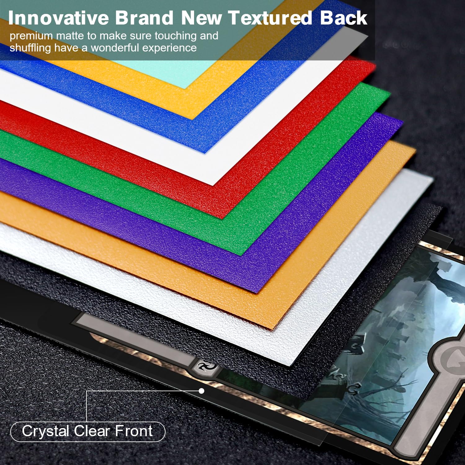 textured card sleeves Amazon.com: 1000CT MTG Card Sleeves, Clear Front Textured Back Card Sleeve  Deck Card Protectors, Standard Size Card Sleeves for MTG, Baseball Card,  Football Card,Sports Cards, Game Card : Toys & Games