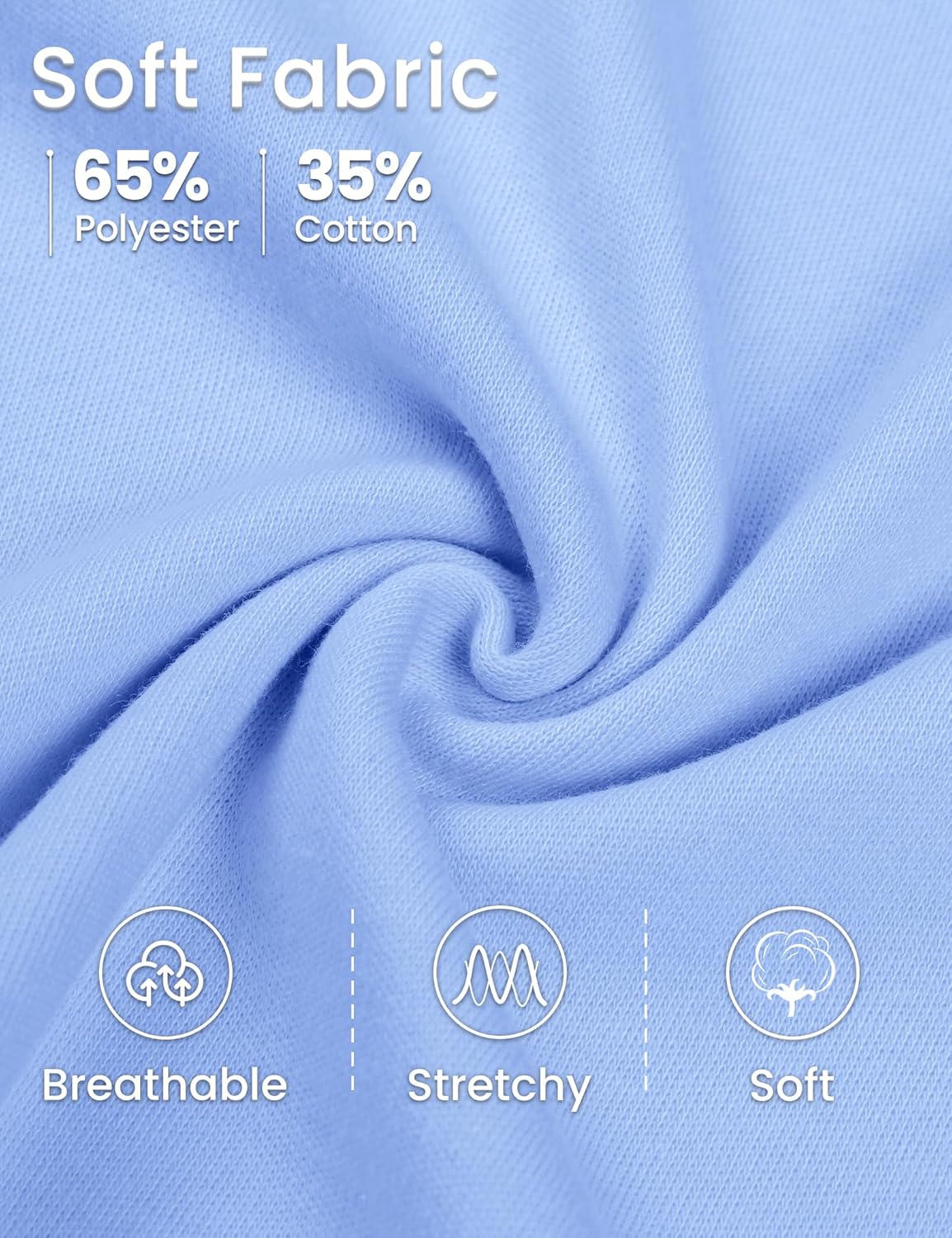 Girls Uniform Shirts Long Sleeve Polo Shirt for Girls School Uniform Shirts Size 5-14 Years - Image 7