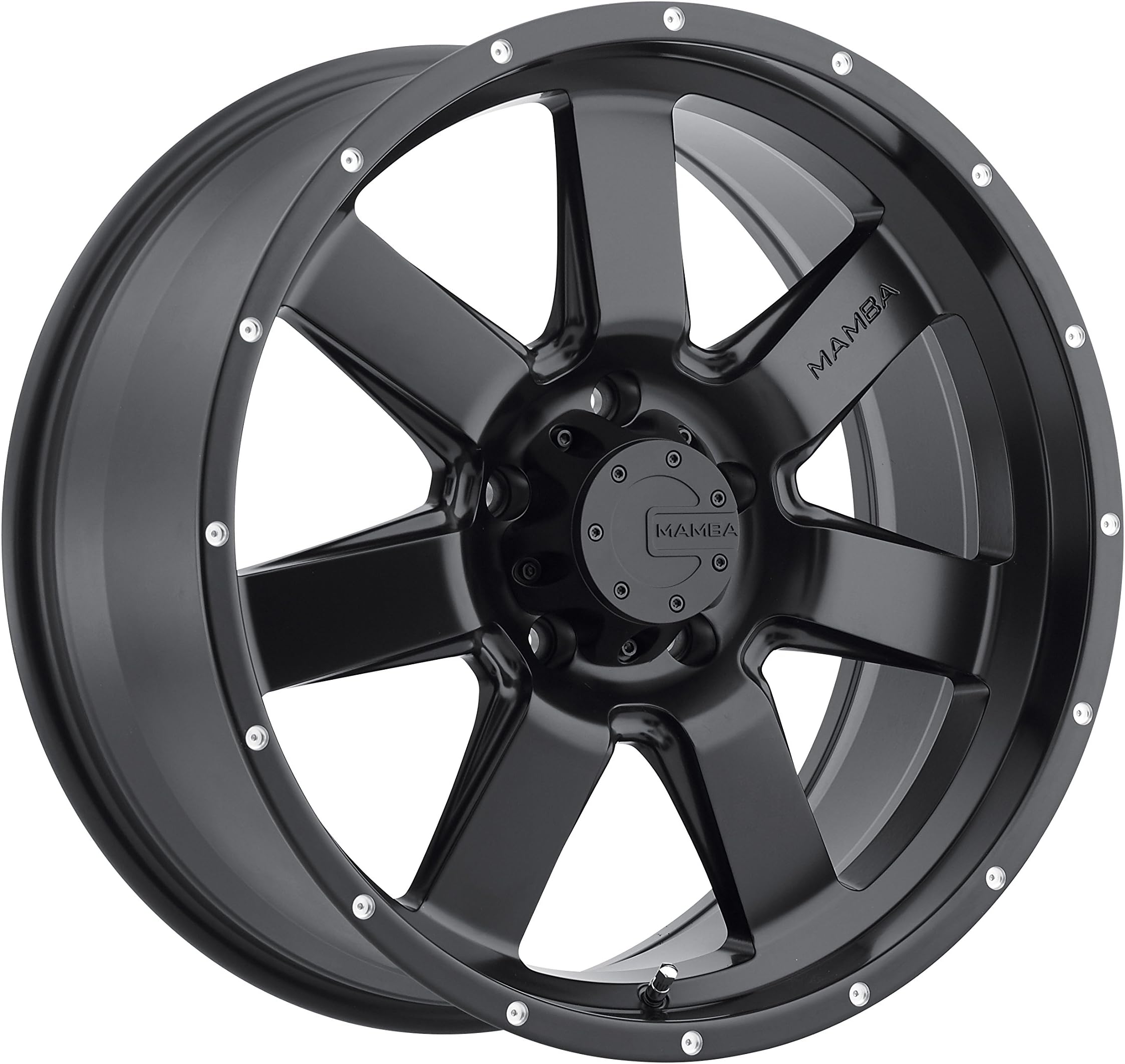 M14 Matte Black Wheel with Painted and tpms (18 x 9. inches /5 x 127 mm, -6 mm Offset)
