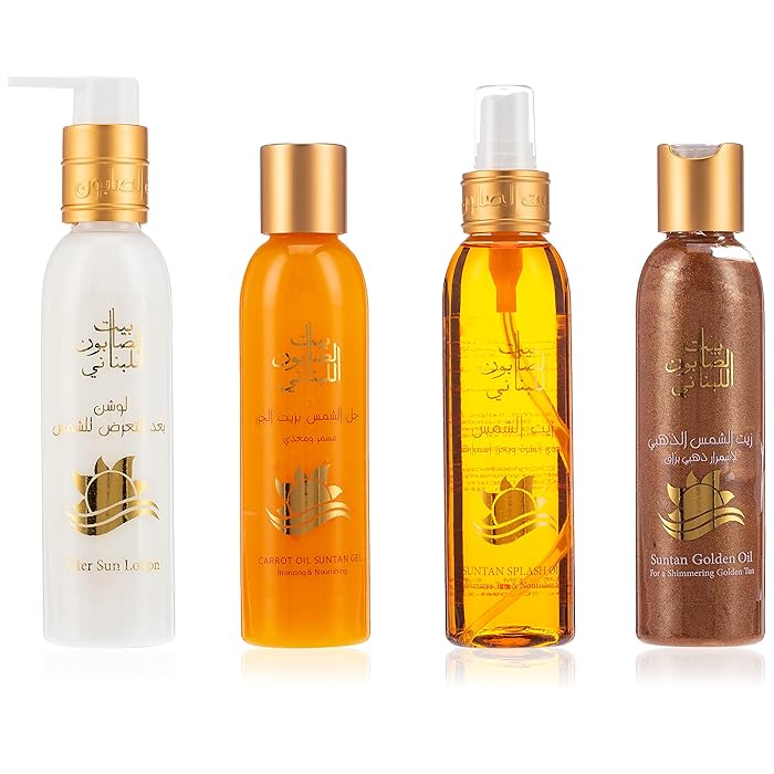 Buy Bayt Al Saboun Al Loubnani Suntan Carrot Set X (Suntan Gel Carrot