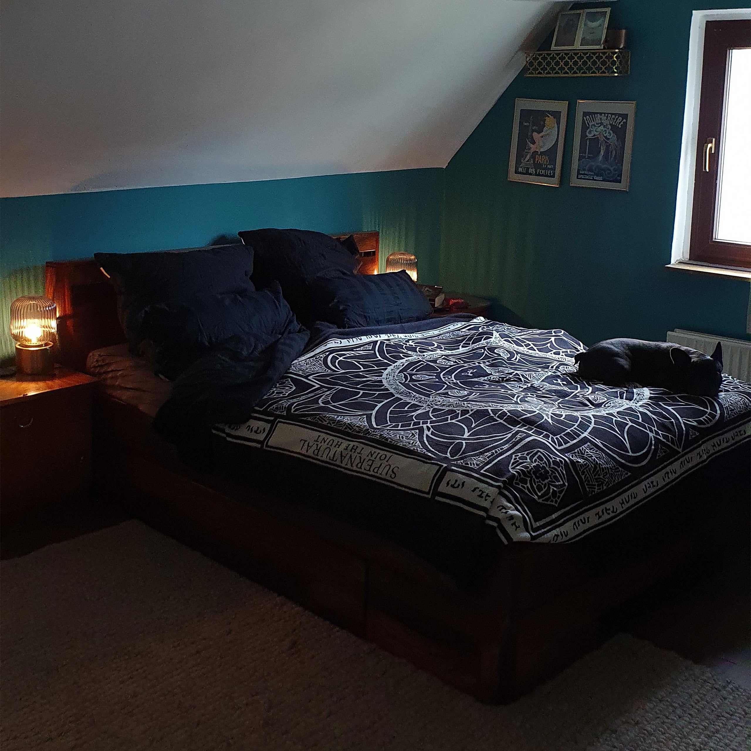 Elbenwald Serien - XXL Flauschdecken 180 x 220 cm mit Rick and Morty & 180 x 210 cm mit Supernatural Design Mehrfarbig (180 x 210 cm, Supernatural)