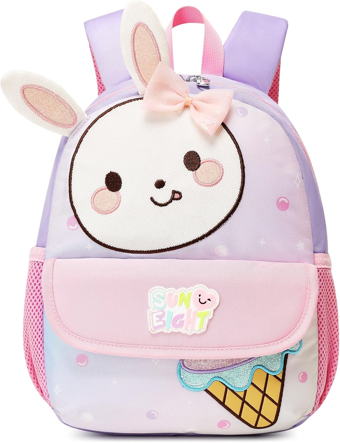 Reqinqin Cute Toddler real backpacks Animal Cartoon Mini Travel Bag for Baby Girl Boy 1-5 Years toddler purse (Little White Rabbit-1)