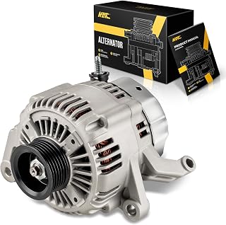 KAC 13873N Alternator Compatible with Dodge,2001-2006 Dakota 4.7L,2004-2006 Dakota 3.7L,for Jeep,2001-2003 Grand Cherokee 4.7L,for Mitsubishi,2006 Raider 136 Amp Replace for 56041557AA,89037315