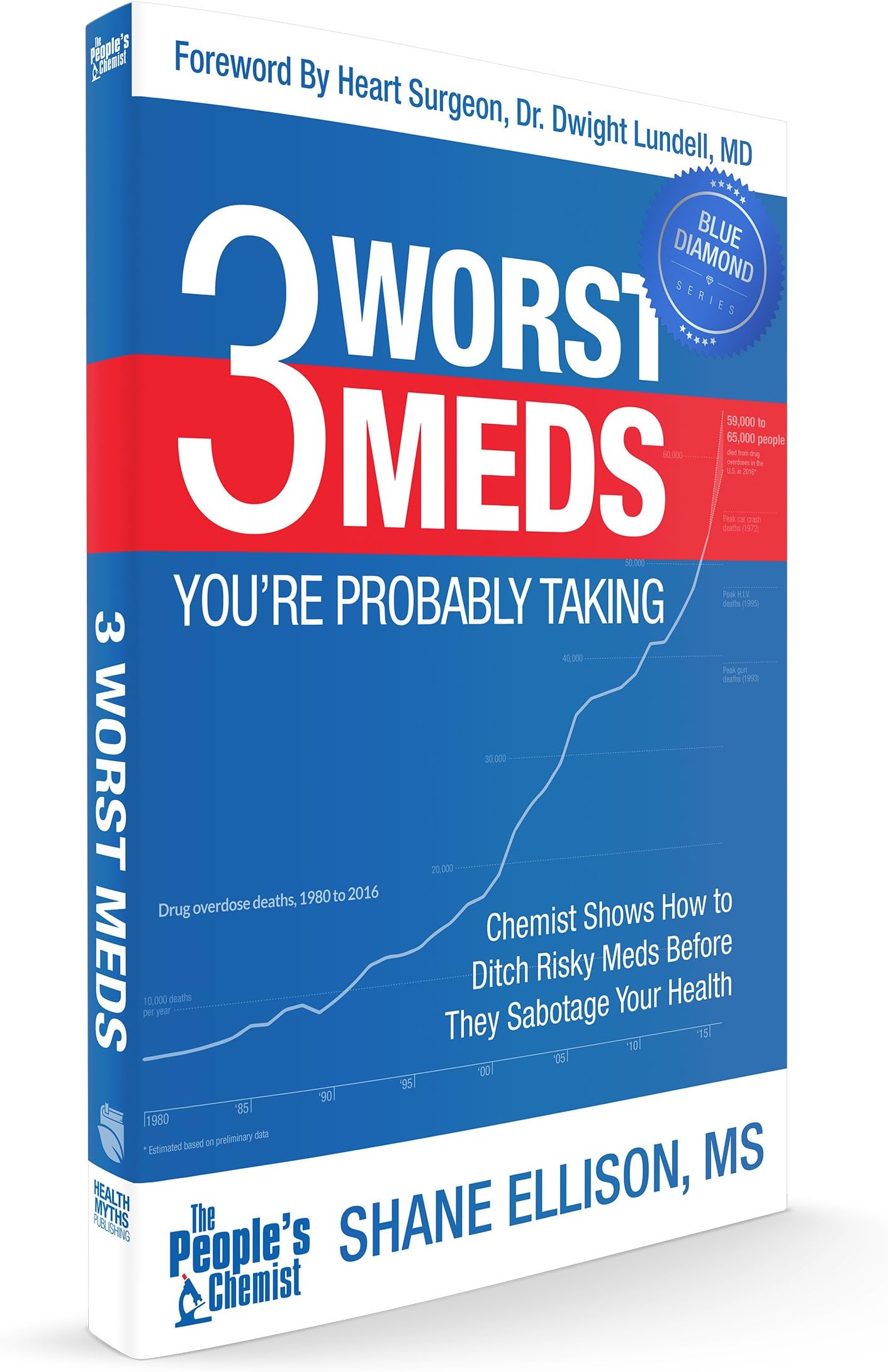 3 WORST MEDS, Former Big Pharma Chemist Teaches How the Three Worst Prescription Medications are Harmful to Health & Longevity - Naturally Control Blood Pressure, Blood Clots & Cholesterol 2018 Hardcover – January 1, 2018