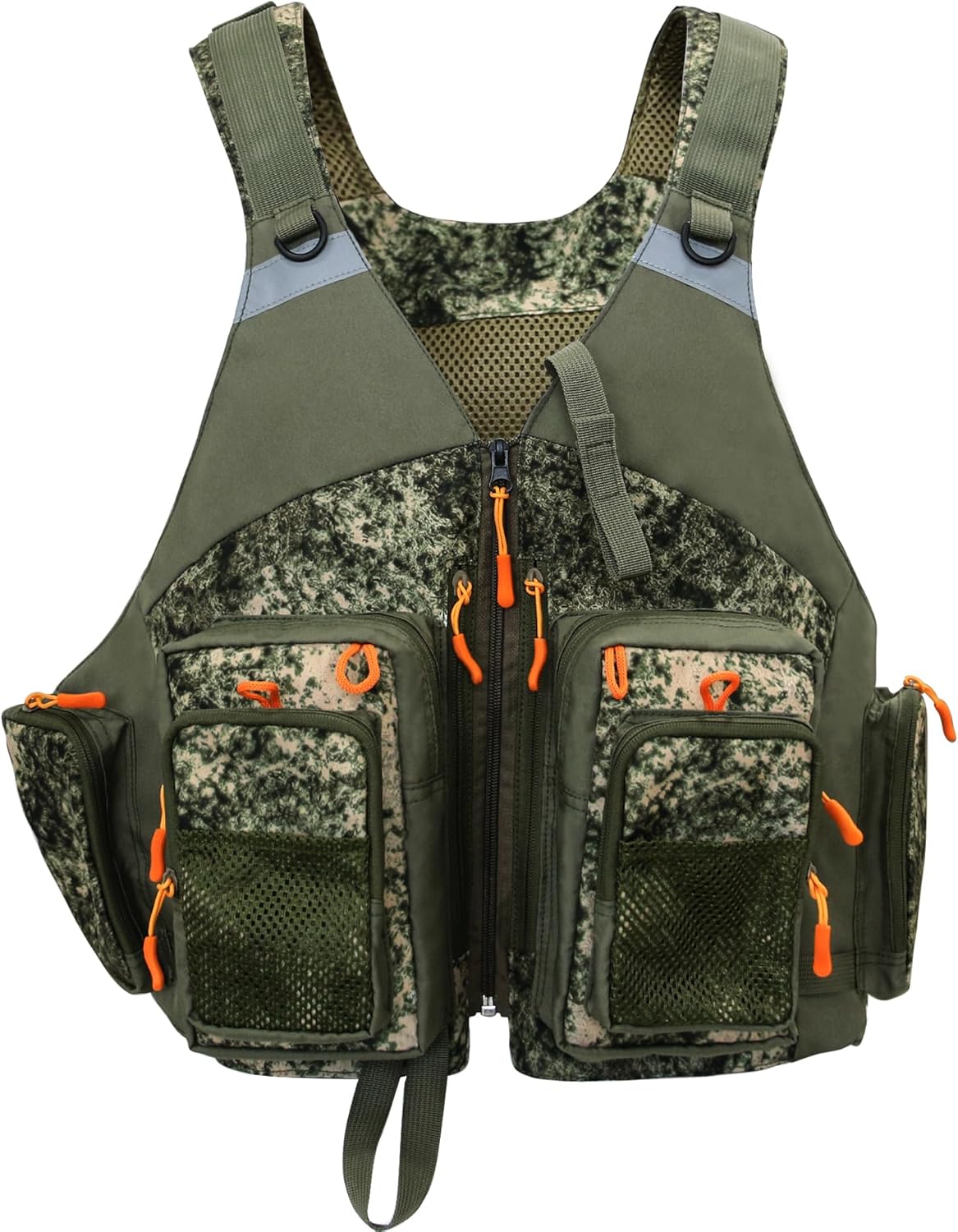 UNISTRENGH Fly Fishing Vest with Multi-Pockets Adjustable Size for Men and Women Fishing Gear Gifts Vest Camping Hunting