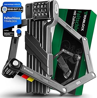 Sponsored You’re seeing this ad based on the product’s relevance to your search query.Learn more about this advertisement TITANLOCK Bicycle Lock Folding Lock Anti-Theft [Individual Pin] Combination Lock Quick + Easy Assembly Rustproof Security Level 10/10
