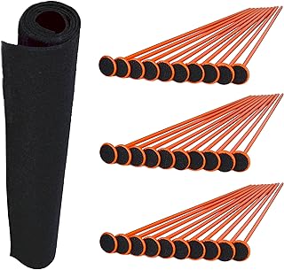 Gun Storage Solutions Rifle Rods Starter Kit with Shelf Liner Gun Organizer System Store