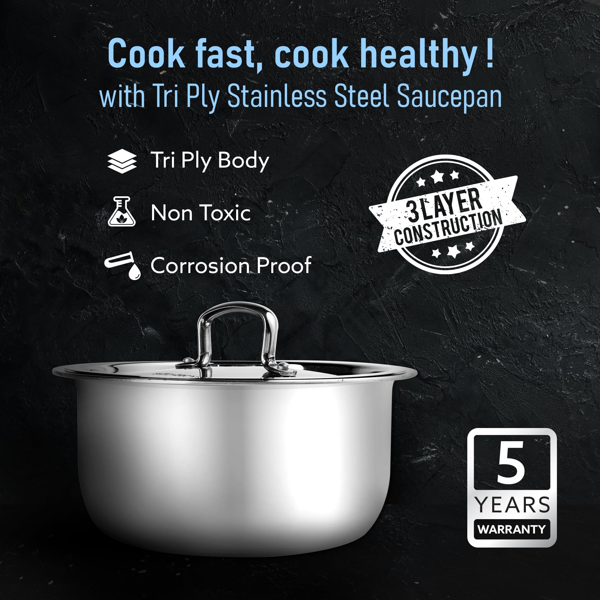 80 QT Stainless Steel (Commercial Grade NSF) Stock Pot W/LID