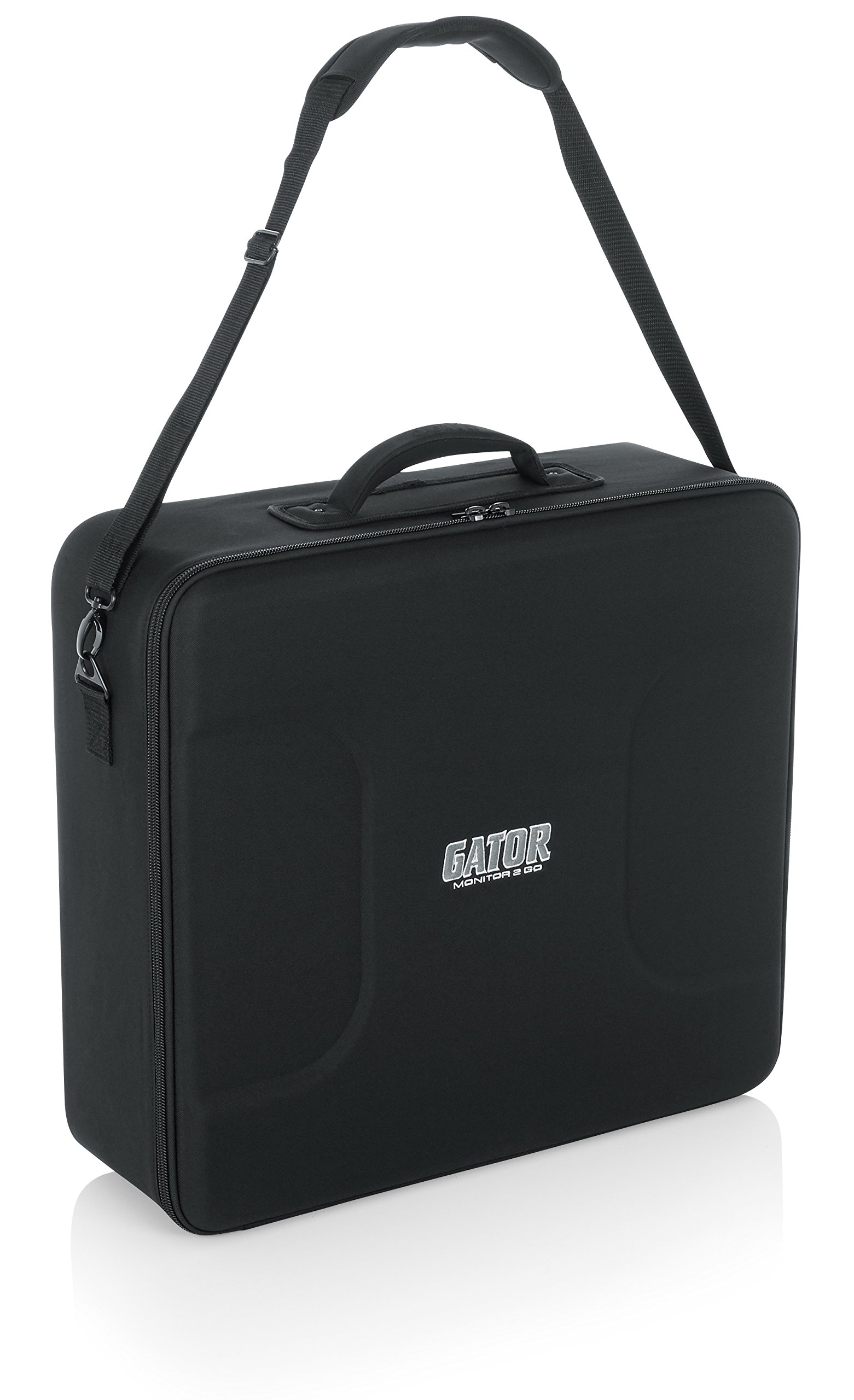 Gator Cases Estuche Ligero para Monitores de Pantalla Plana con Almacenamiento de Cables y Correa de Hombro Removible (G-MONITOR2-GO22)