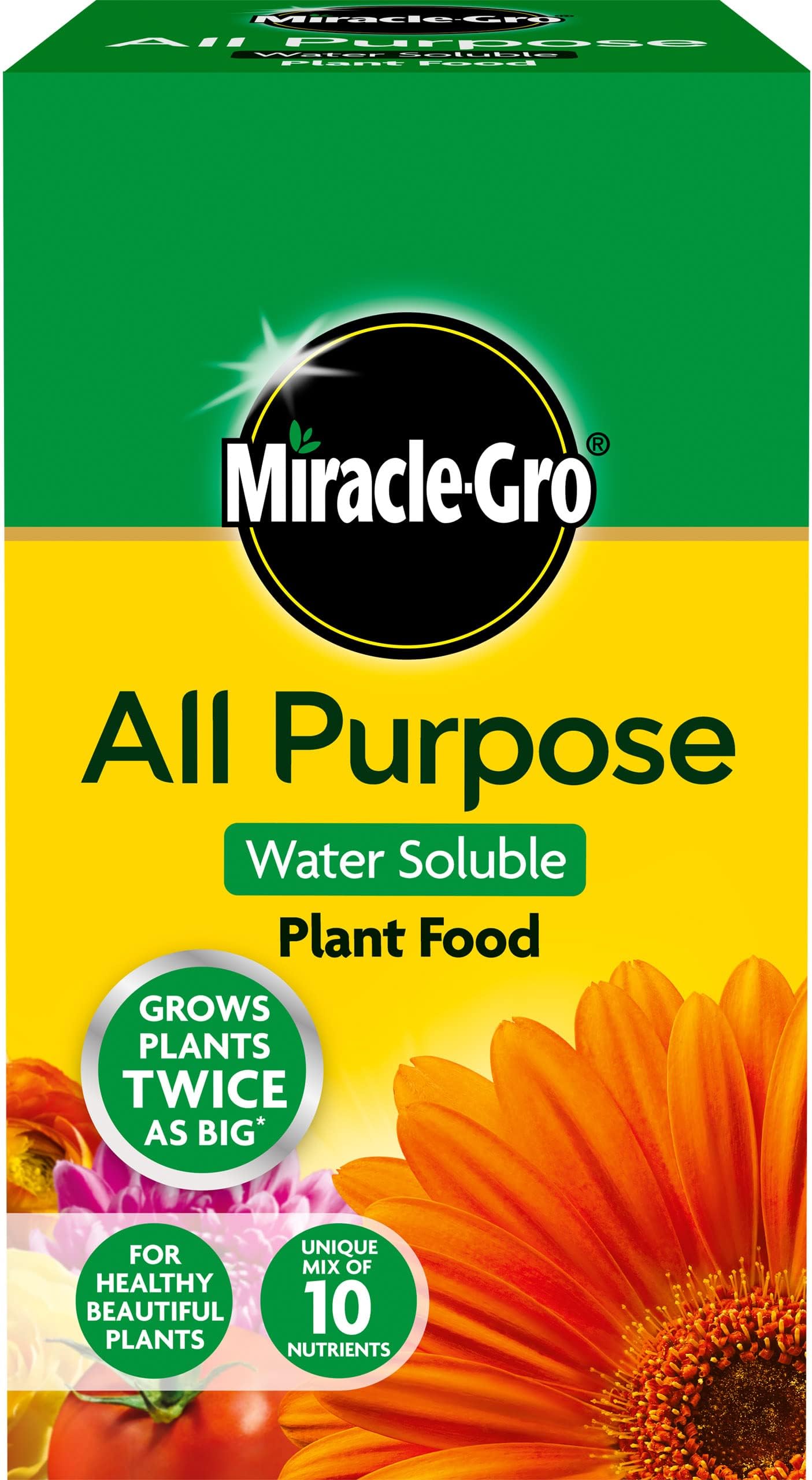 MiracleGro All Purpose Water Soluble Plant Food Tub, 2 kg Amazon.co