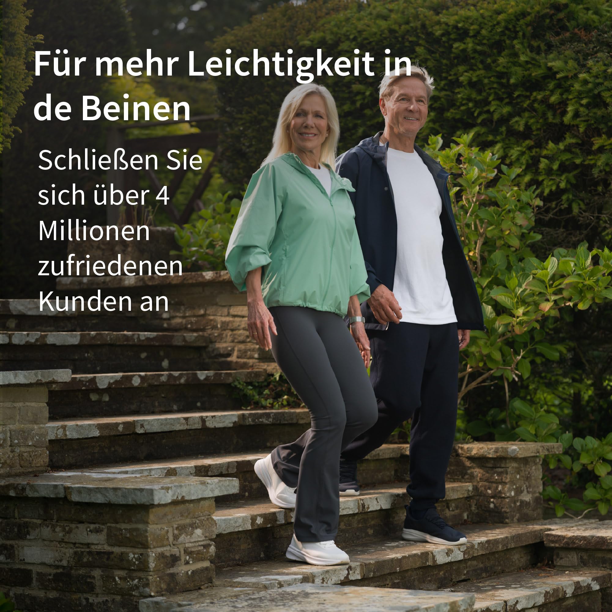 Revitive Medic® Durchblutungs-Stimulator – Klinisch nachgewiesene, medikamentenfreie Linderung von Schmerzen in Beinen und Körper, kabellos, damit Sie in Bewegung bleiben