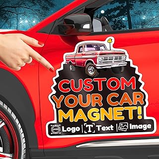 Custom Car Magnet with Your Logo ║ Advertise Your Business Vehicle Magnetic ║ Professionally