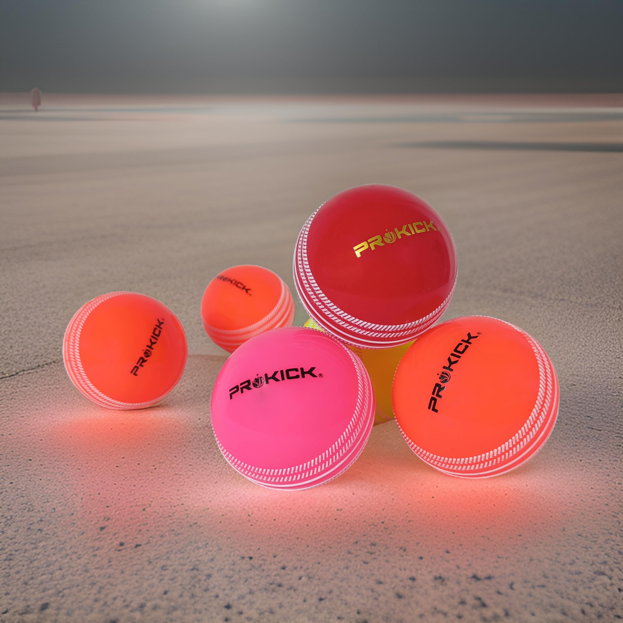 Prokick Heavy Weight Wind Ball/Practice Cricket Ball PVC and Rubber (Multicolor - Pack of 6) (B0D1GF2DP7) Amazon Price History, Amazon Price Tracker