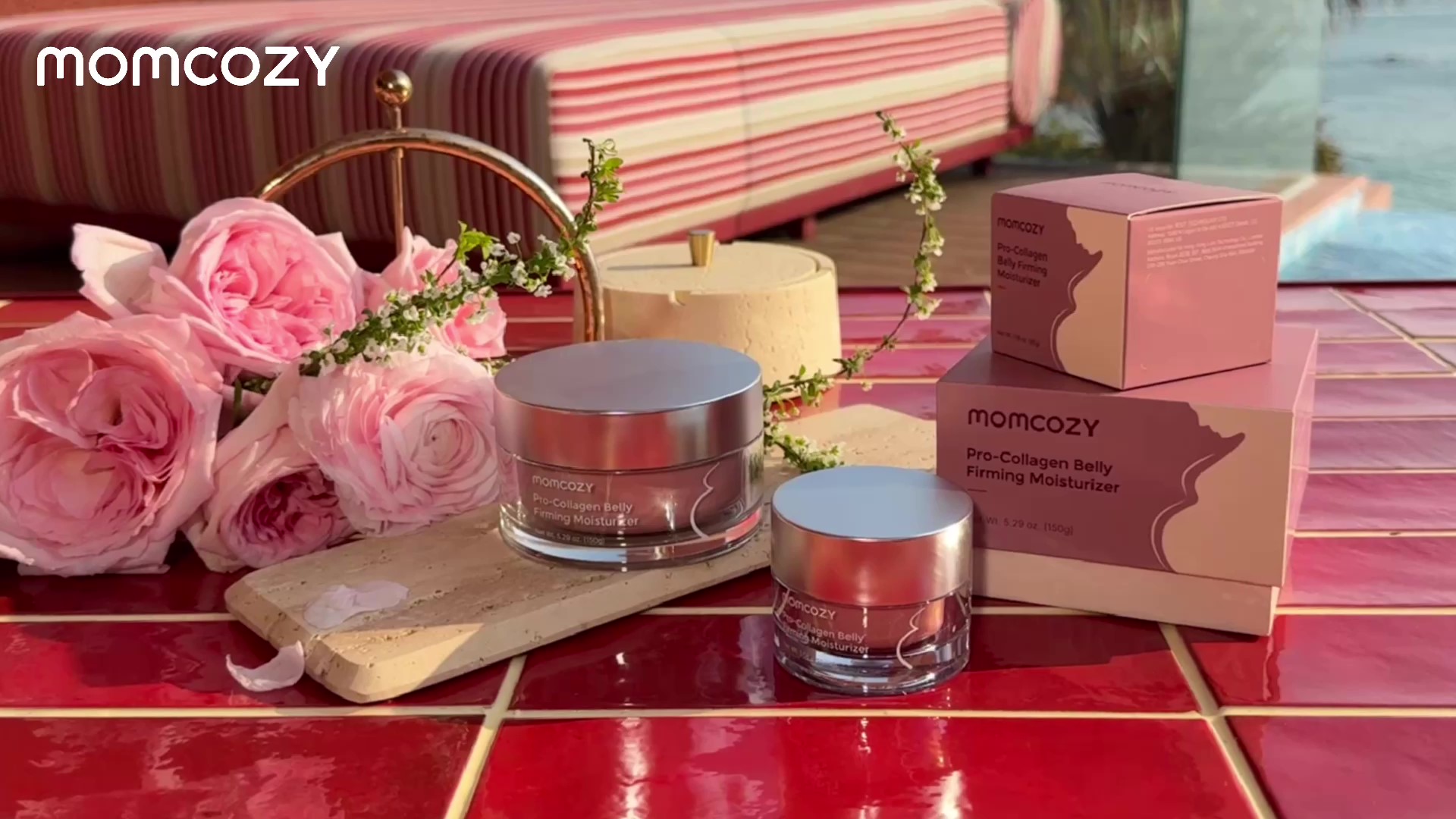 Momcozy Stretch Mark Cream for Pregnancy, Pro-Collagen Firming